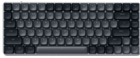Satechi Клавиатура SM1 SLIM ST-KSM1DK-RU MECHANICAL BACKLIT BLUETOOTH - dark