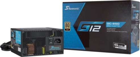 SeaSonic Блок питания ATX G12 GC-850 850W, 80+ gold, 120mm fan, RTL