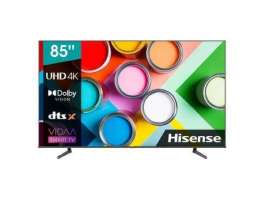 Телевизор Hisense 85A6BG Ultra HD, Smart TV (ОС VIDAA U5), WiFi, PCI 2000, DVB-T2/T/C/S2/S, 2х15W, CI+(1.4), 3хHDMI, 2хUSB, Black