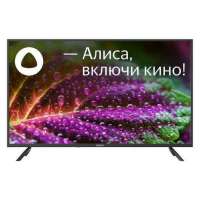 Телевизор LED Digma DM-LED43UBB31 43" Яндекс.ТВ черный 4K Ultra HD 60Hz DVB-T DVB-T2 DVB-C DVB-S DVB-S2 USB WiFi Smart TV