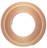 Труба Refpipe 12,7x0,71x15000мм (1/2"х0,028") Master медная, бухта (ICG Узбекистан, средняя стенка)