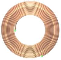 Труба Refpipe 15,88x0,75x15000мм (5/8"х0,030") Master медная, бухта (ICG Узбекистан, средняя стенка)