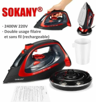 Утюг Sokany EI-9518-red красный, черный
