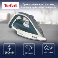 Утюг Tefal FV6813E0 белый, зеленый