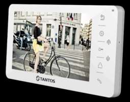 Видеодомофон Tantos Amelie (White) HD VZ TFT LCD 7", PAL/NTSC, Hands-Free, 1 вх от подъездного домофона,1 вх. от вызывной панели, 2 камеры