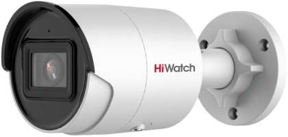 Видеокамера IP HiWatch IPC-B082-G2/U (4mm) 8Мп уличная цилиндрическая с EXIR-подсветкой до 40м 1/2.8" Progressive Scan CMOS; объектив 4мм