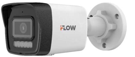 Видеокамера IP I-Flou F-IC-1142CM(4mm) 4МП, 1/3'' Progressive Scan CMOS, уличная цилиндрическая, ИК-подсветка до 30м