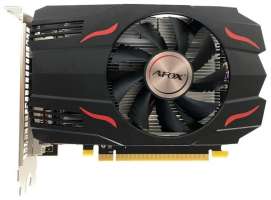 PCI-E Afox Radeon RX 550 (AFRX550-2048D5H4-V6) 2GB GDDR5 128bit 14nm 1183/6000MHz DVI-D/HDMI/DP