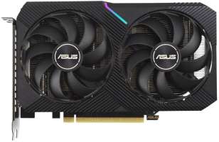 PCI-E ASUS GeForce RTX 3060 DUAL OC (DUAL-RTX3060-O12G-V2) 12GB GDDR6 192bit 8nm 1320/15000MHz HDMI/3*DP