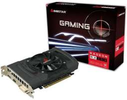 PCI-E Biostar Radeon RX550 (VA5505RF41) 4GB GDDR5 128bit 14nm 1100/6000MHz DVI/HDMI/DP