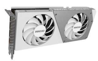 Видеокарта PCI-E Inno3D GeForce RTX 4070 SUPER TWIN X2 OC WHITE (N407S2-126XX-186162W) 12GB GDDR6X 192bit 5nm 1980/21000MHz 3*DP/HDMI RTL