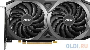 Видеокарта PCI-E MSI GeForce RTX 3060 VENTUS 2X (RTX 3060 VENTUS 2X 8G) 8GB GDDR6 128bit 8nm 1320/15000MHz 3xDP HDMI RTL