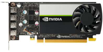 PCI-E nVidia T1000 (900-5G172-2250-000) 4GB GDDR6 129bit 12nm 1065/10000MHz 4*mDP RTL