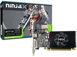 Видеокарта PCI-E Sinotex GeForce GT 710 Ninja (NF71NP043F) 4GB GDDR3 64bit 954/7000MHz 28nm HDMI/VGA/DVI RTL