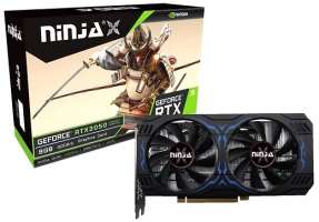 Видеокарта PCI-E Sinotex GeForce RTX 3050 Ninja (NK305FG86F) 8GB GDDR6 128bit 1552/14000MHz 8nm HDMI/3*DP RTL