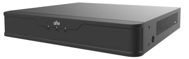 Видеорегистратор UNIVIEW NVR501-04B-P4 IP 4-х канальный 4K с 4 PoE портами; входящий поток на запись до 80Мбит/с