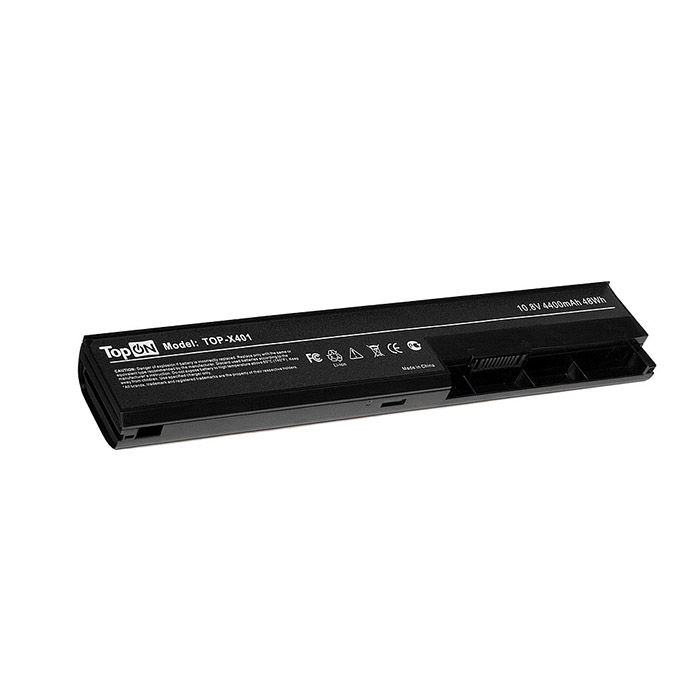 Аккумулятор для ноутбука Asus TopOn TOP-X401 F301, S401, X501 Series. 10.8V 4400mAh 48Wh. PN: A31-X401, A32-X401