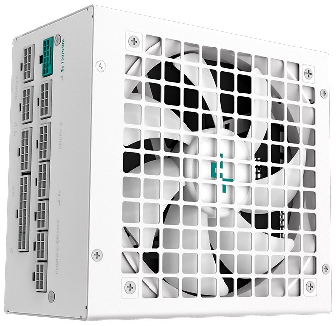 Блок питания ATX Deepcool PX1000G WH 1000W, Active PFC, 80+ GOLD, 135mm fan, full cable management (ATX 12V 3.0) RET