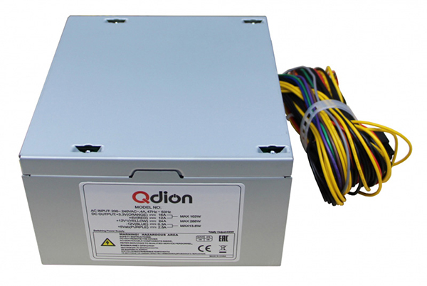 Блок питания ATX Qdion QD-400PNR 400W, вентилятор 120mm