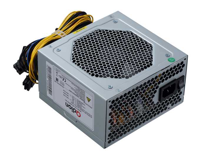 Блок питания ATX Qdion QD-500PNR 80+ 500W (ATX 2.31, Active PFC, 80+, 120mm fan)