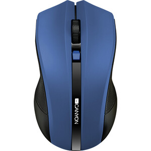 Canyon MW-5 2.4GHz wireless Optical Mouse with 4 buttons, DPI 800/1200/1600, Blue, 122*69*40mm, 0.067kg (CNE-CMSW05BL)