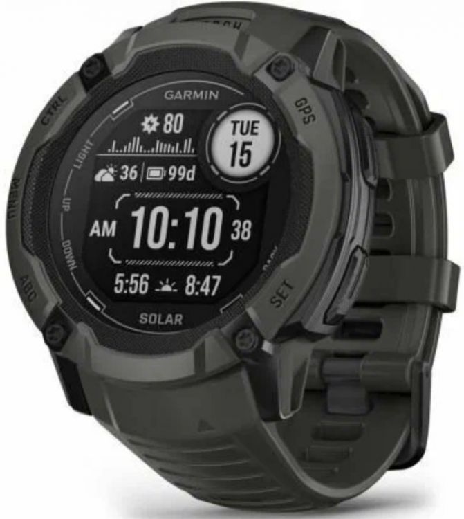 Часы Garmin Instinct 2X Solar 010-02805-00 черный 50мм