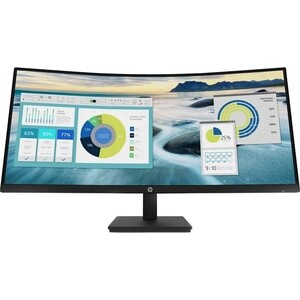 HP 34&quot; P34hc G4 черный VA 5ms 21:9 HDMI матовая HAS 3500:1 250cd 178гр/178гр 3440x1440 DisplayPort WQHD USB (21Y56AA)