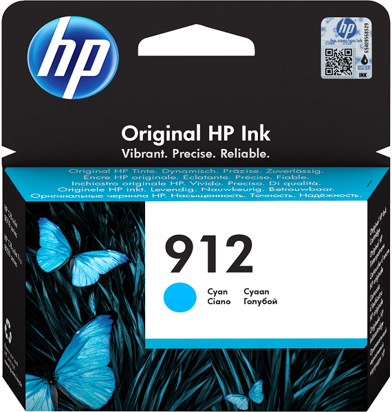 Картридж HP 912 3YL77AE голубой (315стр.) для HP OfficeJet 801x/802x