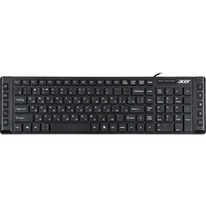 Клавиатура Acer OKW010 ZL.KBDEE.002 черный USB slim Multimedia