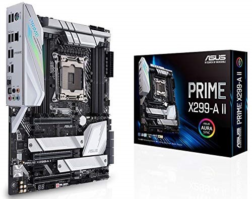 Материнская плата ATX ASUS PRIME X299-A II (LGA2066,X299,8*DDR4(4266),8*SATA 6G RAID,2*M.2,5*PCIE,7.1CH,Glan,10*USB 3.2,USB Type-C)