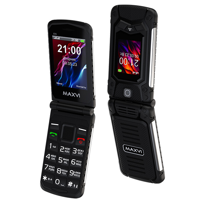 Телефон Maxvi E10 Black