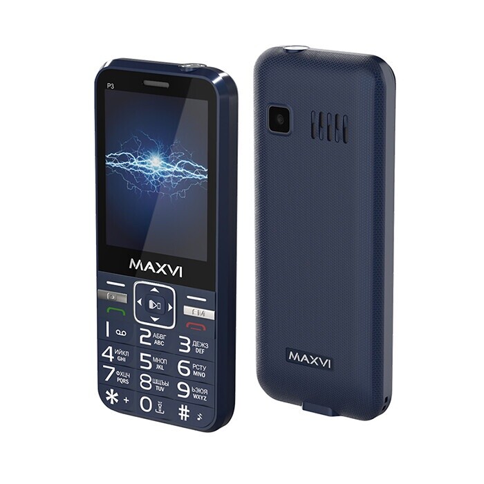 Телефон Maxvi P3 blue