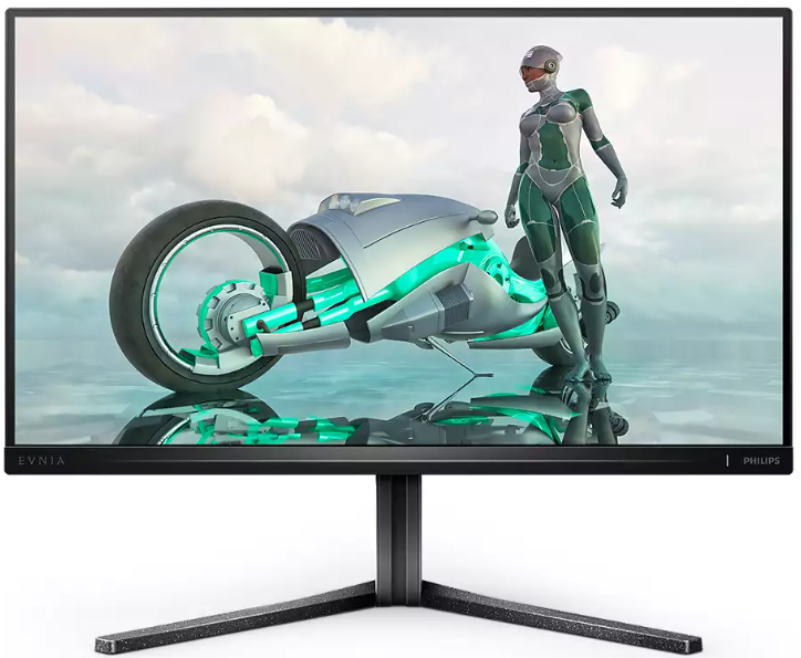 Монитор 25" Philips 25M2N3200W черный с поворотом экрана VA, 1920x1080, 240Hz, 0.5 ms, 178°/178°, 300 cd/m, 3000:1, DP, 2*HDMI