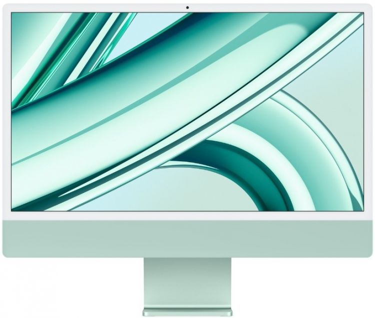 Моноблок 24'' Apple Imac 24 (2023) (MQRP3LL/A) with Retina 4.5K display: M3 chip with 8‑core CPU and 10‑core GPU, 8GB, 512GB SSD - Green