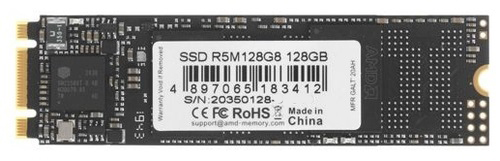 Накопитель SSD M.2 2280 AMD R5M128G8 Radeon R5 128GB SATA 6Gb/s 3D NAND TLC 542/453MB/s 40TBW RTL