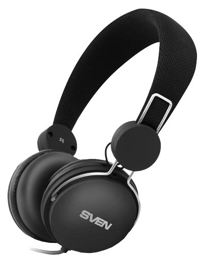 Наушники Sven AP-320M SV-015374 черные, мультимедийные с микрофоном