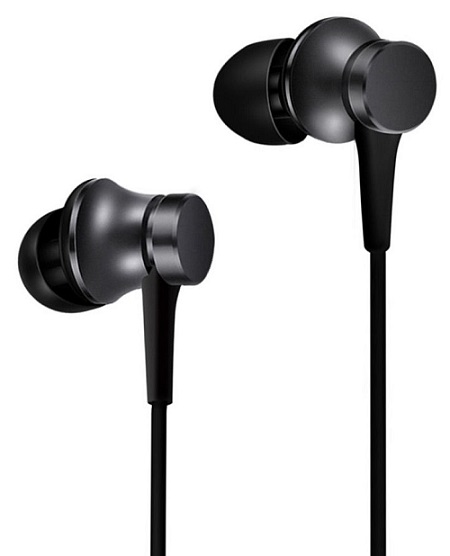 Наушники Xiaomi Mi In-Ear Basic ZBW4354TY черные, проводные, 1.25м, в ушной раковине