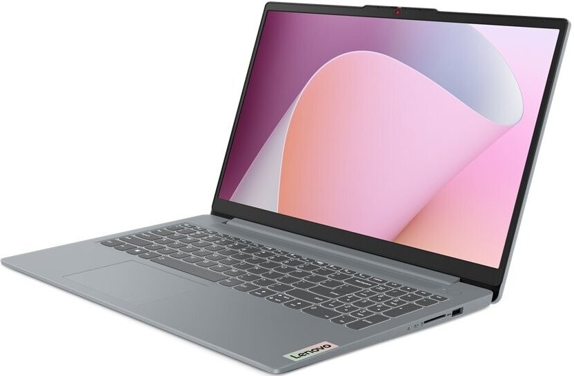 Ноутбук Lenovo IdeaPad Slim 3 15AMN8 Ryzen 3 7320U 8Gb SSD 256Gb NoOS Серый (82XQ00EURK)