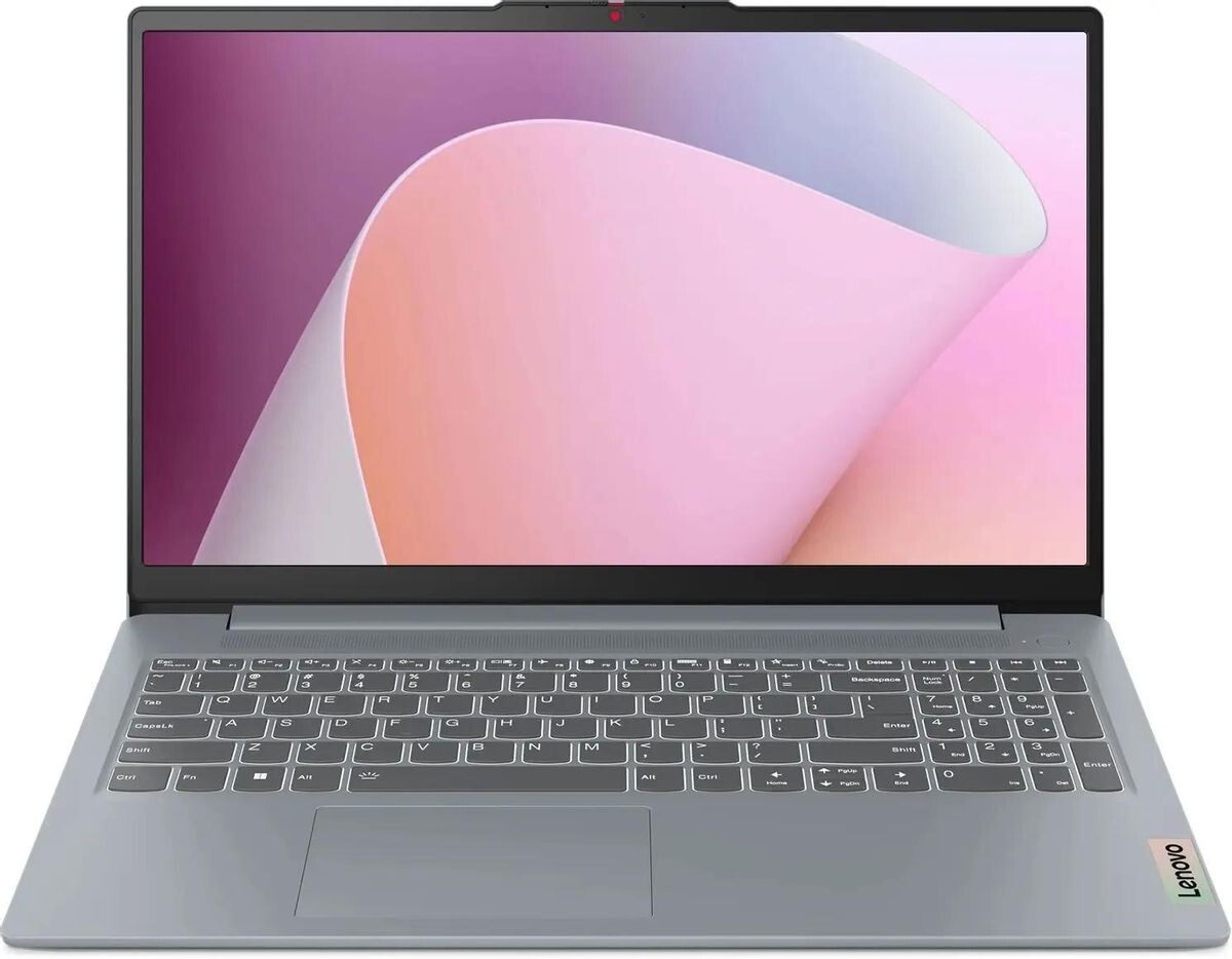 Ноутбук Lenovo IdeaPad Slim 3 15AMN8 Ryzen 5 7520U 8Gb SSD 512Gb Win11 Серый (82XQ008GIN)