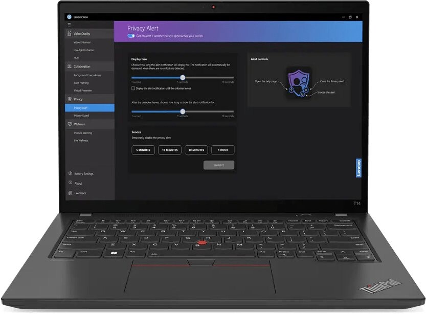 Ноутбук Lenovo ThinkPad T14 Gen 4/i7-1355U/16GB/1TB SSD/W11PRO/Black (21HD004LRT)