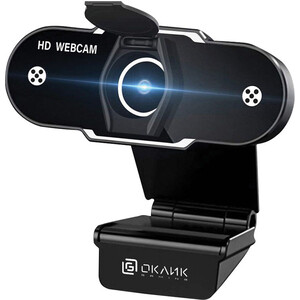 Oklick OK-C012HD черный 1Mpix (1280x720) USB2.0 с микрофоном (OK-C012HD)