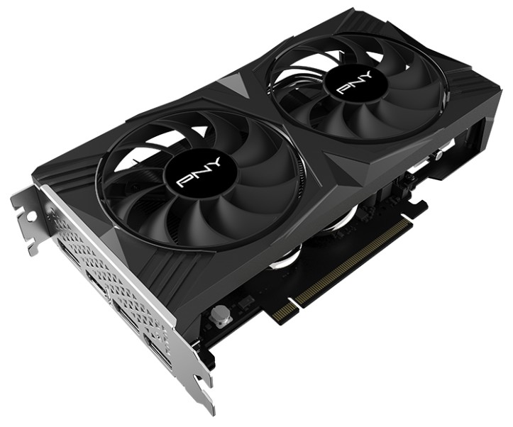 PCI-E PNY GeForce RTX 4060 VERTO Dual Fan (VCG40608DFXPB1) 8GB GDDR6 128bit 5nm 1830/17000MHz HDMI/3*DP RTL