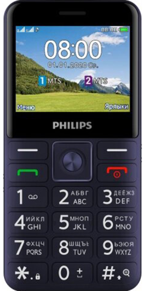 Philips Телефон Philips Xenium E207 Синий