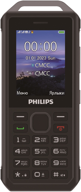 Philips Телефон Philips Xenium E2317 Темно-серый