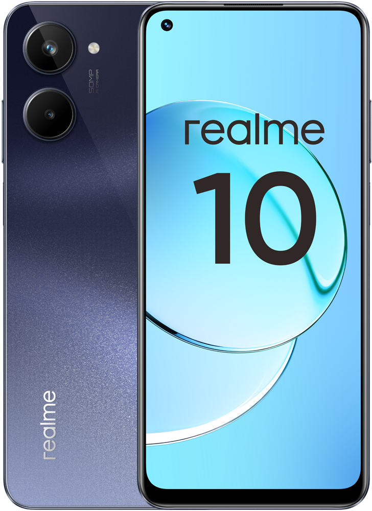 realme 10 4/128 Гб Черный