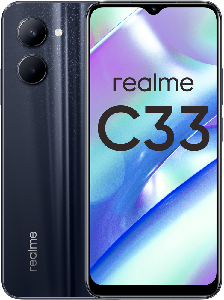 realme Смартфон realme C33 128GB Черный RU