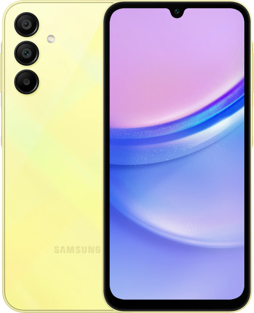 Телефон Samsung Galaxy A15 6/128Gb Yellow (SM-A155FZYGMEA)