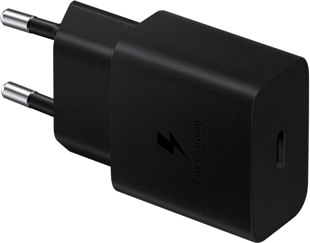 Samsung USB Type-C + дата-кабель Type-C с функцией быстрой зарядки 15W Black (EP-T1510XBEGRU)