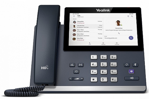 Телефон VoiceIP Yealink MP56-SfB Skype for Business,  цветной сенсорный экран, PoE, GigE, без БП