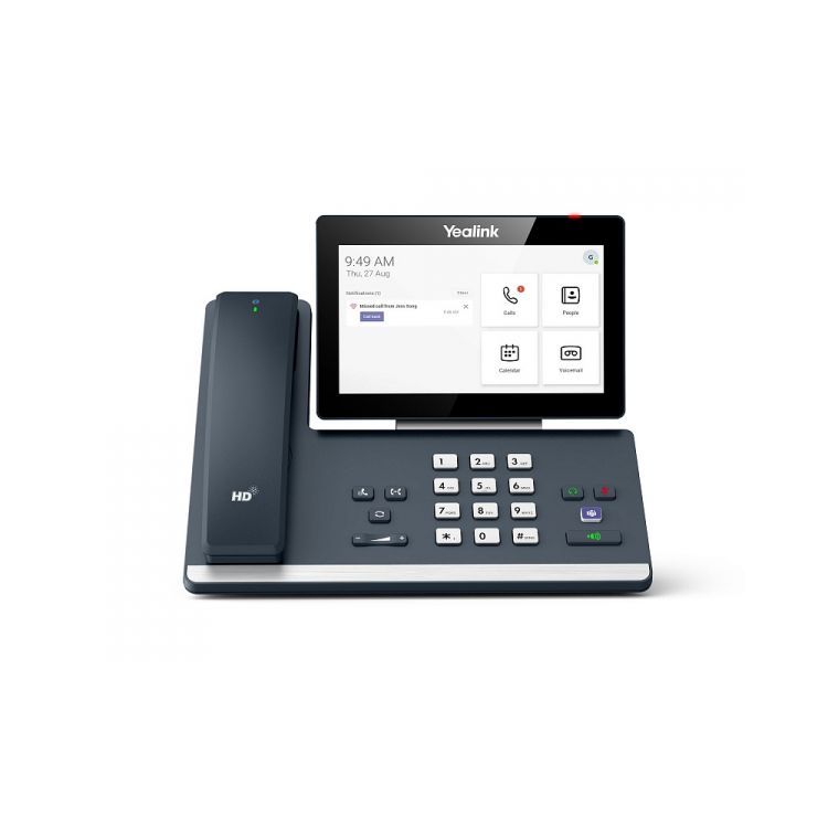 Телефон VoiceIP Yealink MP58-WH-SfB Skype for Business, беспроводная трубка, цветной LCD, WiFi, Bluetooth, PoE, GigE, без БП